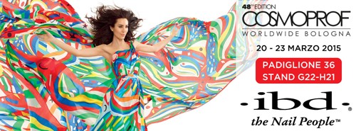 ibd vi invita al suo stand G22-H21, Padiglione 36, Cosmoprof Bologna 2015